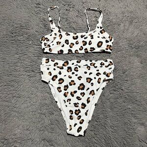 Aerie Leopard High Waist Bikini